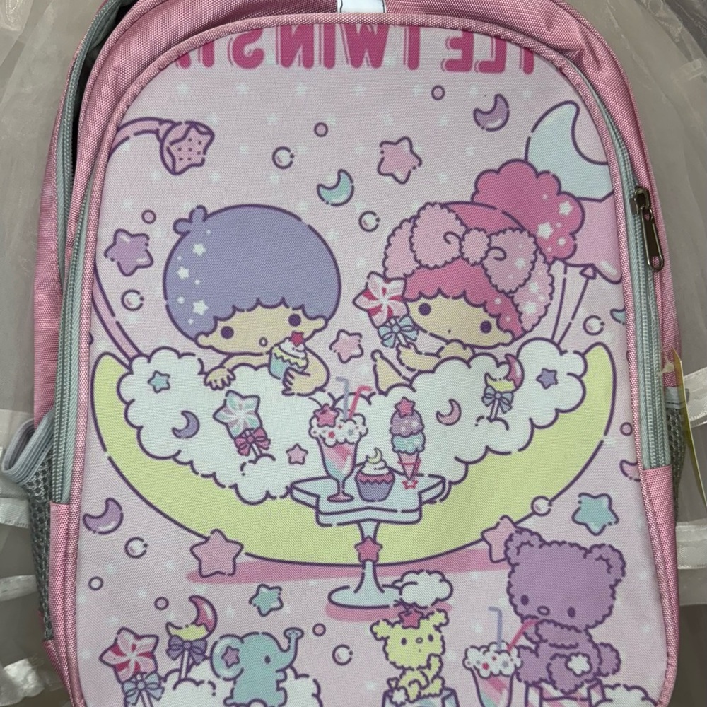 🎀OOOPS❗️MFR ERROR Pink Little Twin Stars Backpack🎀